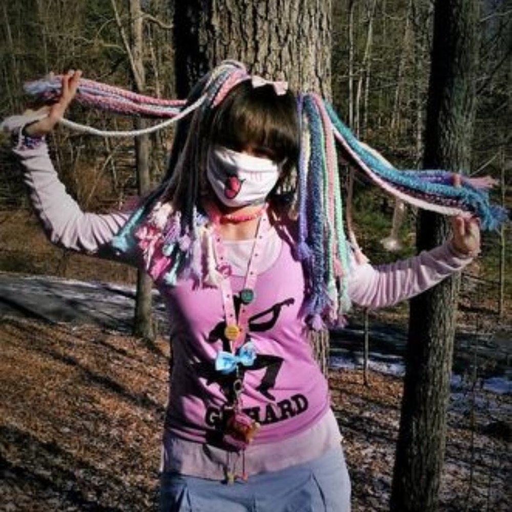 Unique Kawaii Punk Styled Pastel Hair Braids